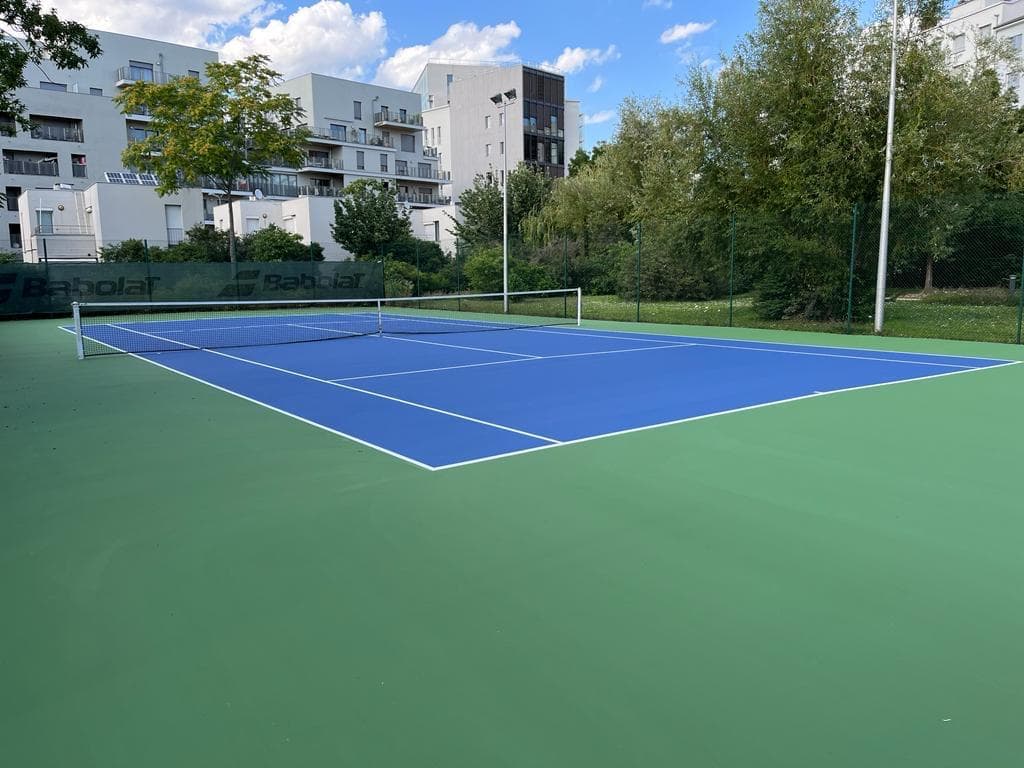Réalisation Avanti Sport — Court de tennis, Lyon — Tennis ENS