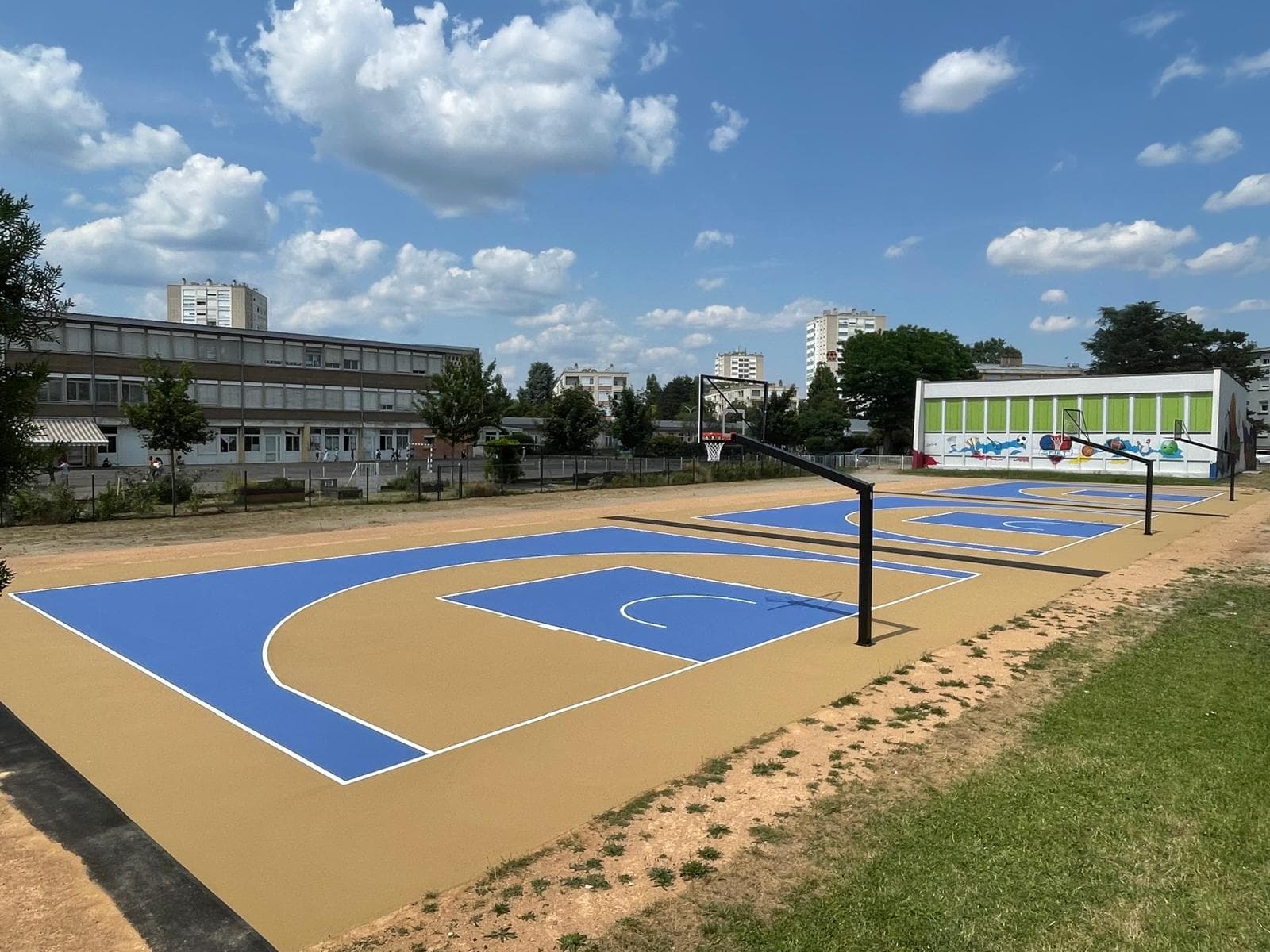Réalisation Avanti Sport — Terrain de basket, Mâcon